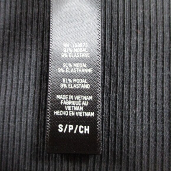 SKIMS Soft Lounge Cardigan Womens Small Onyx Black Button Front Long Sleeve NEW - Picture 5 of 9